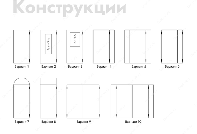 Входная дверь с окрашенными панелями МДФ RAL